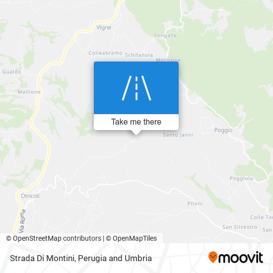 Strada Di Montini map