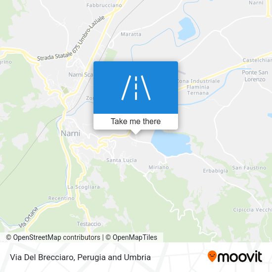 Via Del Brecciaro map