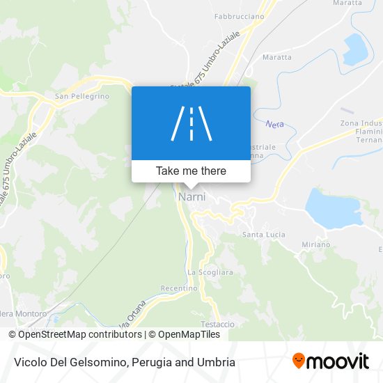 Vicolo Del Gelsomino map