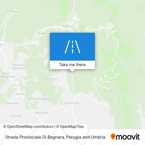 Strada Provinciale Di Bagnara map