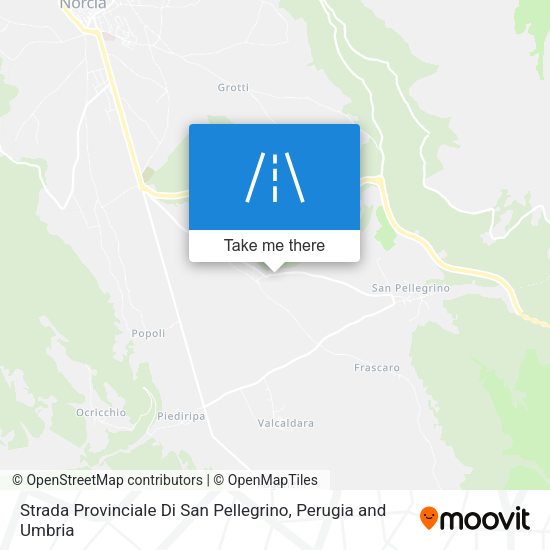 Strada Provinciale Di San Pellegrino map