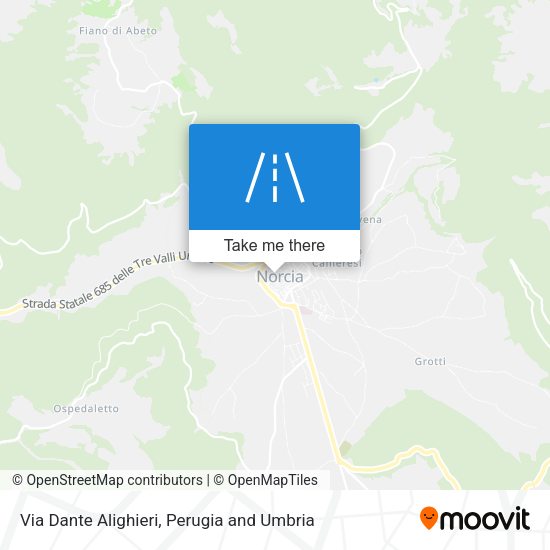 Via Dante Alighieri map