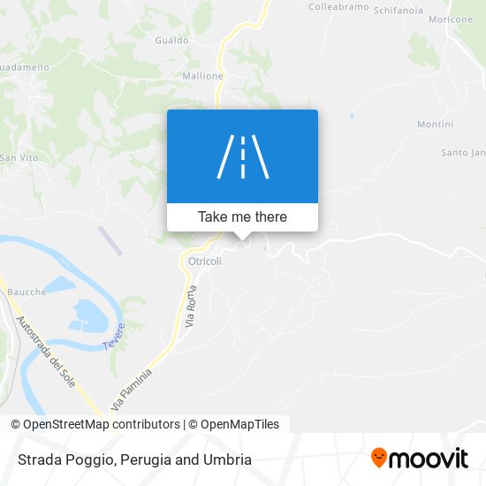 Strada Poggio map