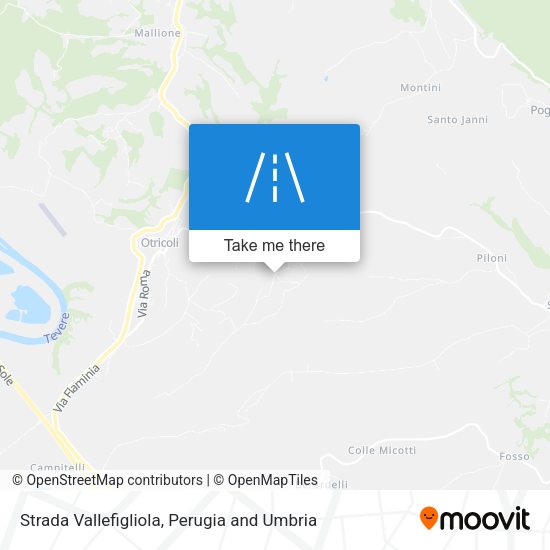 Strada Vallefigliola map