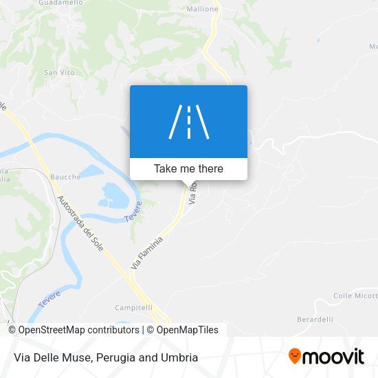 Via Delle Muse map