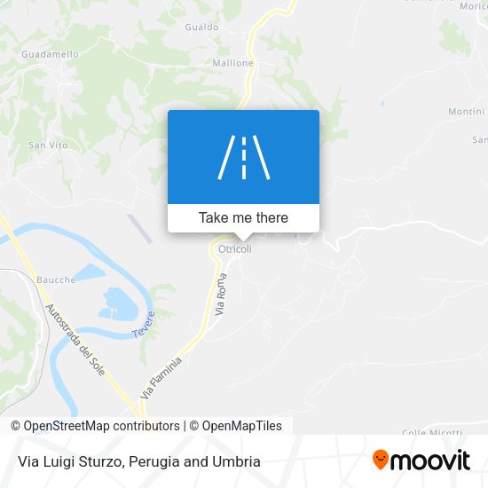 Via Luigi Sturzo map