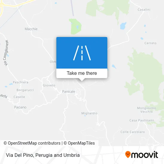 Via Del Pino map