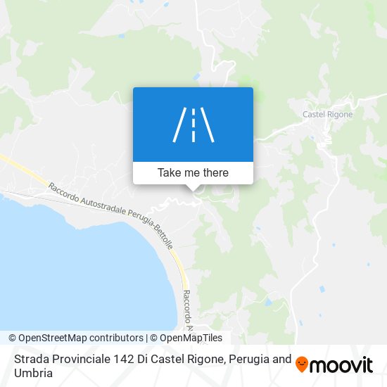 Strada Provinciale 142 Di Castel Rigone map