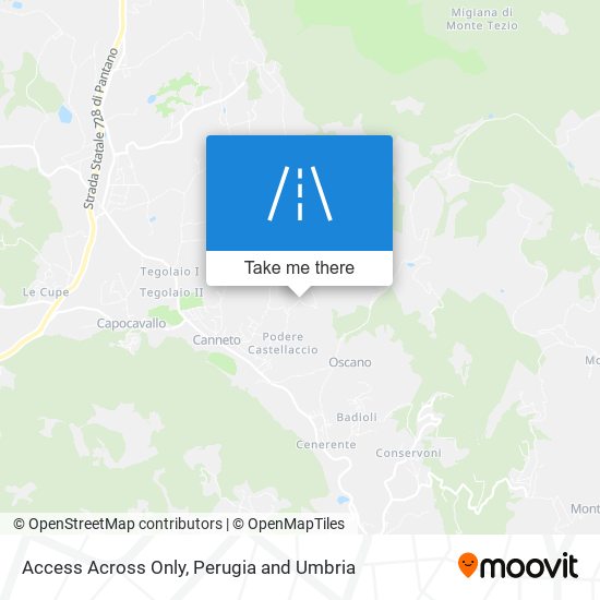 Access Across Only map