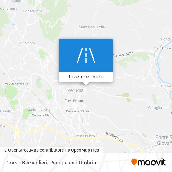 Corso Bersaglieri map