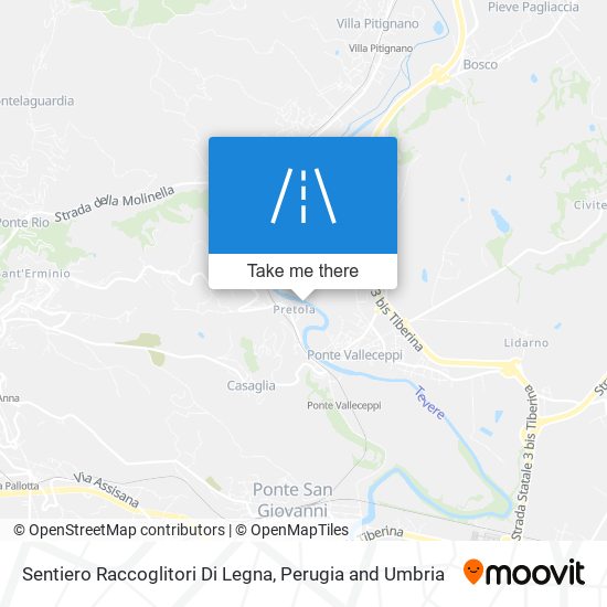 Sentiero Raccoglitori Di Legna map