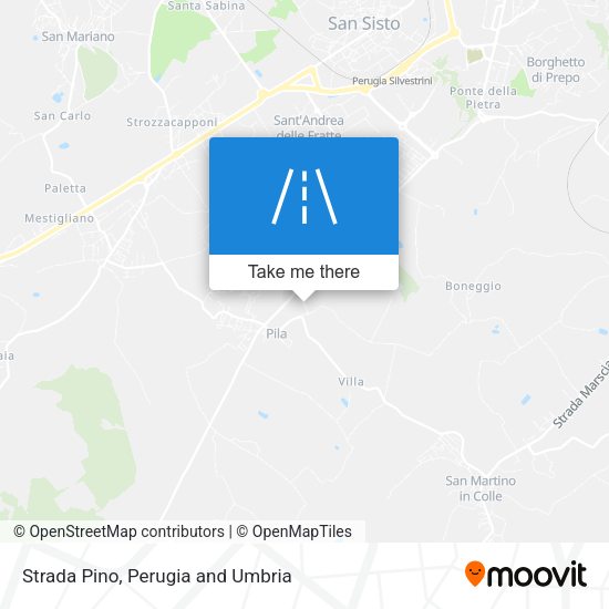 Strada Pino map
