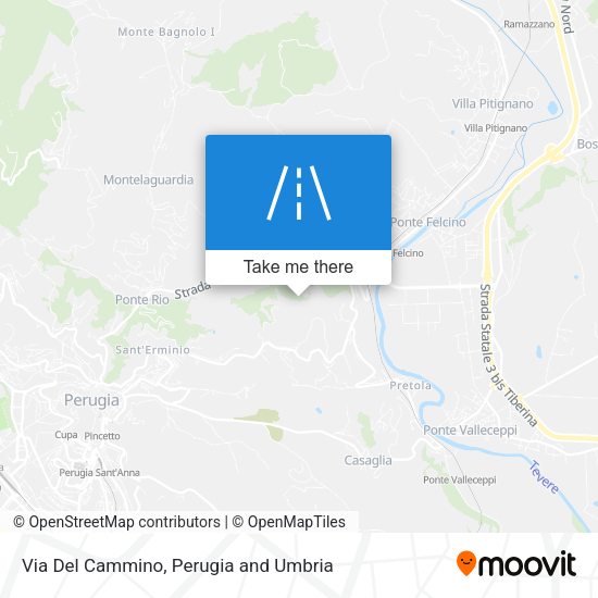 Via Del Cammino map