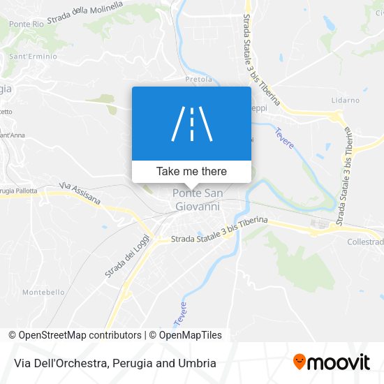 Via Dell'Orchestra map
