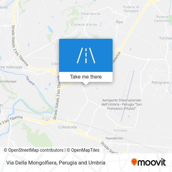 Via Della Mongolfiera map