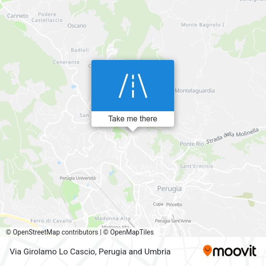 Via Girolamo Lo Cascio map