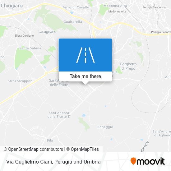 Via Guglielmo Ciani map