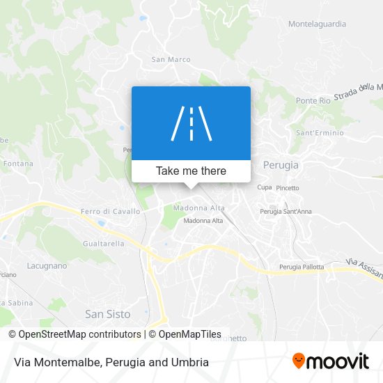 Via Montemalbe map