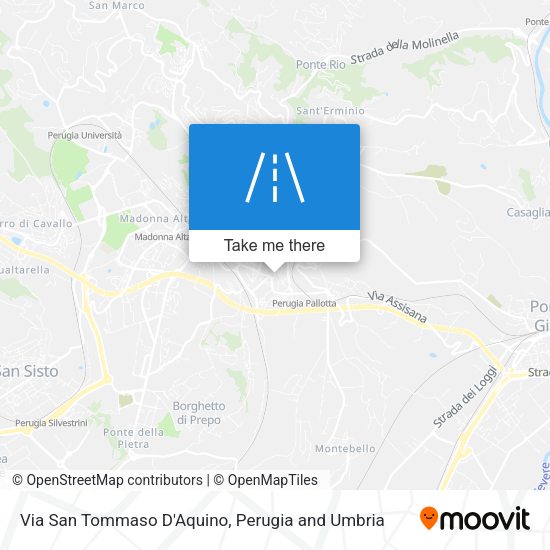 Via San Tommaso D'Aquino map