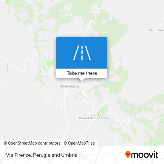 Via Firenze map