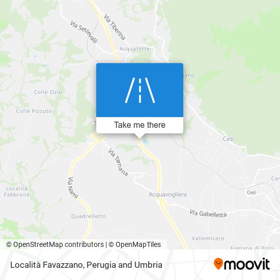 Località Favazzano map