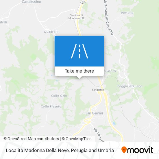 Località Madonna Della Neve map