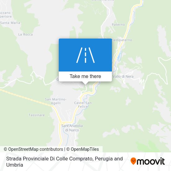 Strada Provinciale Di Colle Comprato map