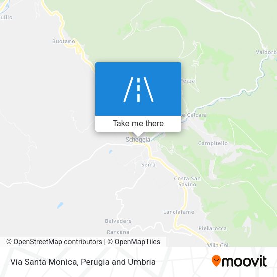 Via Santa Monica map