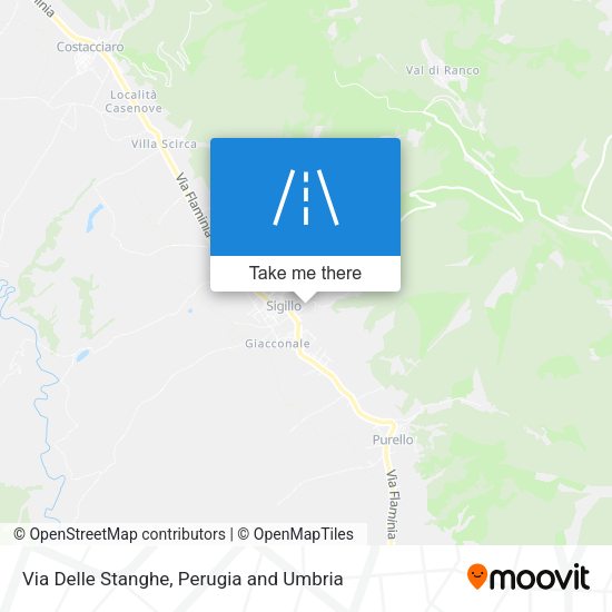 Via Delle Stanghe map