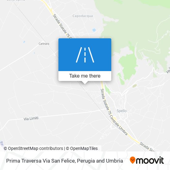 Prima Traversa Via San Felice map
