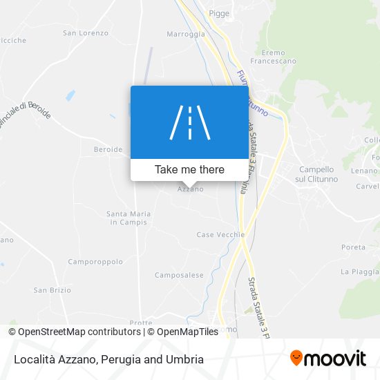 Località Azzano map