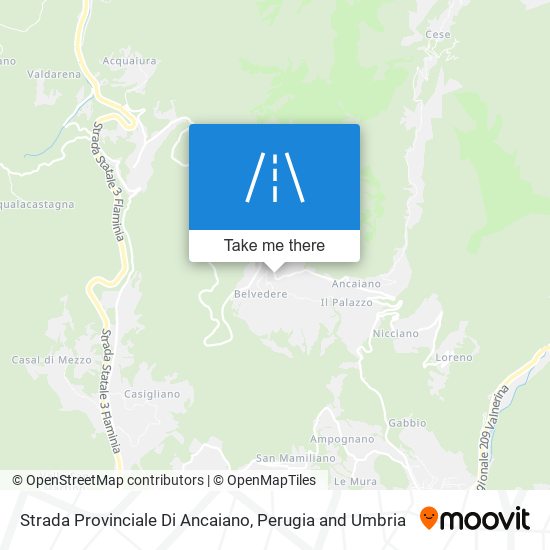 Strada Provinciale Di Ancaiano map