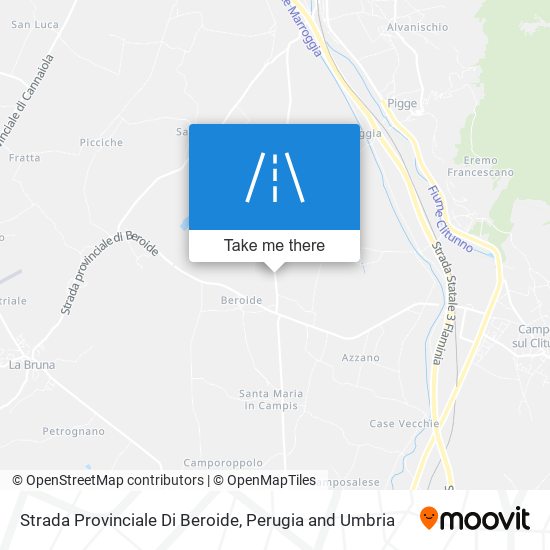 Strada Provinciale Di Beroide map