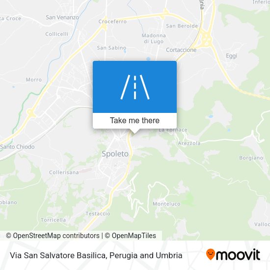 Via San Salvatore Basilica map