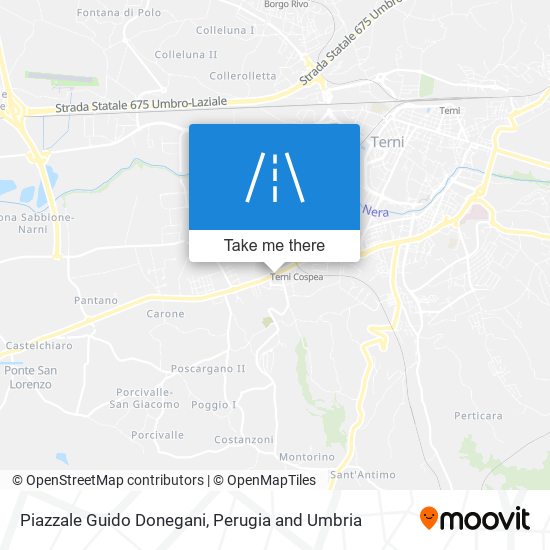 Piazzale Guido Donegani map