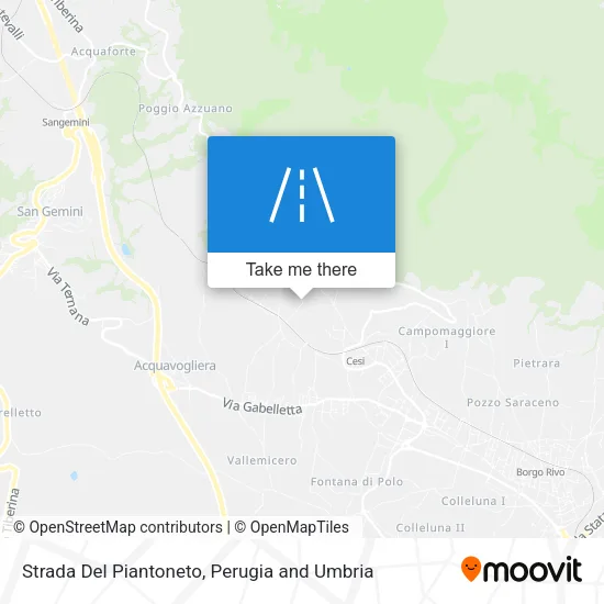 Strada Del Piantoneto map