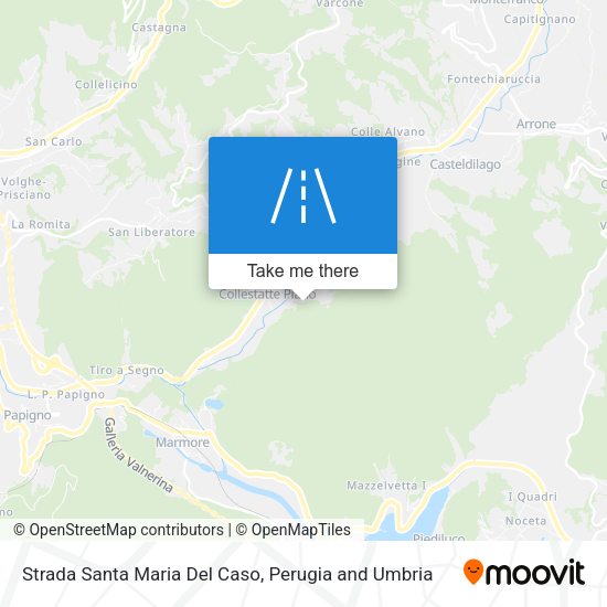 Strada Santa Maria Del Caso map