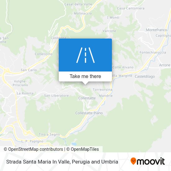 Strada Santa Maria In Valle map