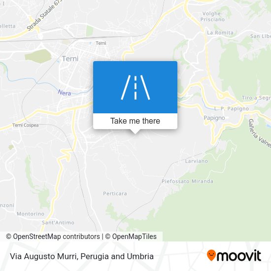 Via Augusto Murri map