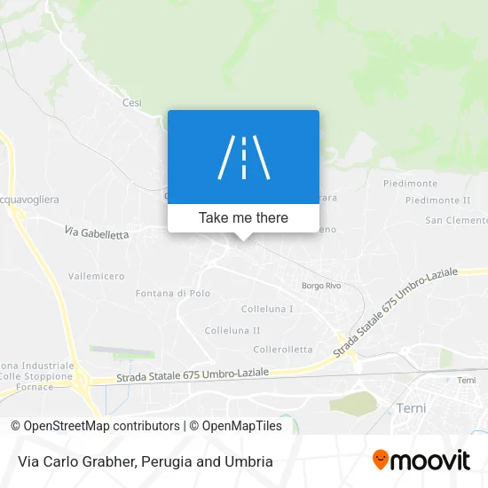 Via Carlo Grabher map