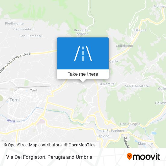 Via Dei Forgiatori map
