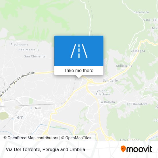 Via Del Torrente map