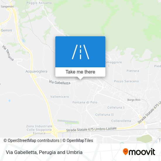Via Gabelletta map