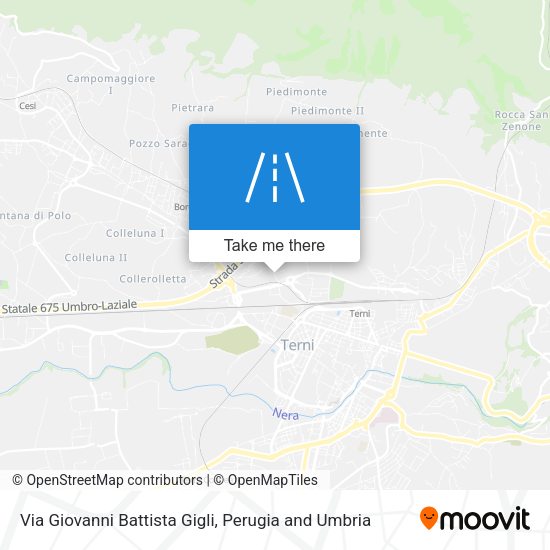 Via Giovanni Battista Gigli map