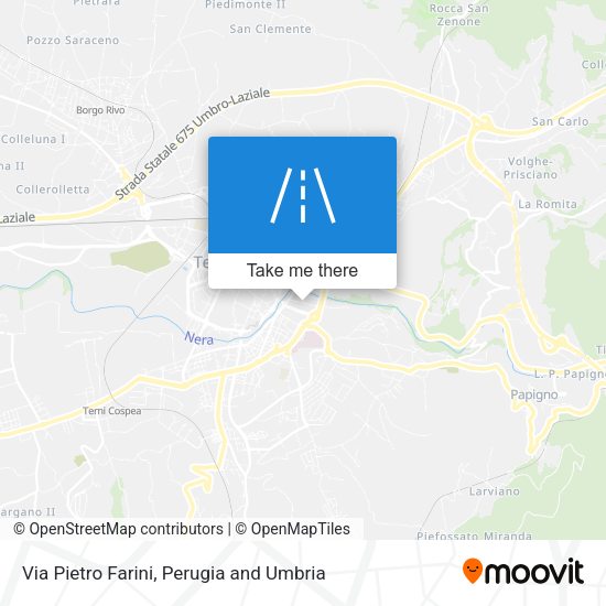 Via Pietro Farini map