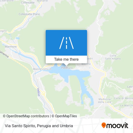 Via Santo Spirito map