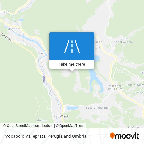 Vocabolo Valleprata map