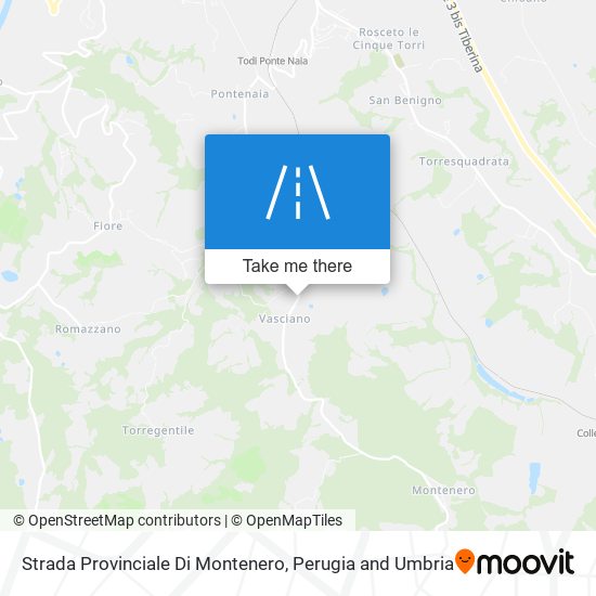 Strada Provinciale Di Montenero map