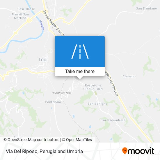 Via Del Riposo map