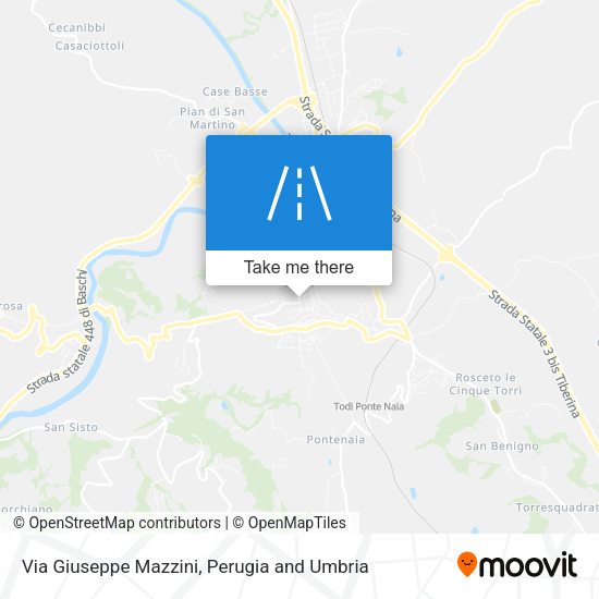 Via Giuseppe Mazzini map
